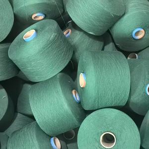 Filato Misto Poliestere e Cotone Riciclato all'Ingrosso, Antistatico e Resistente all'Abrasione, Filato Colorato per Tessuti Domestici Sostenibili - Product Image 4