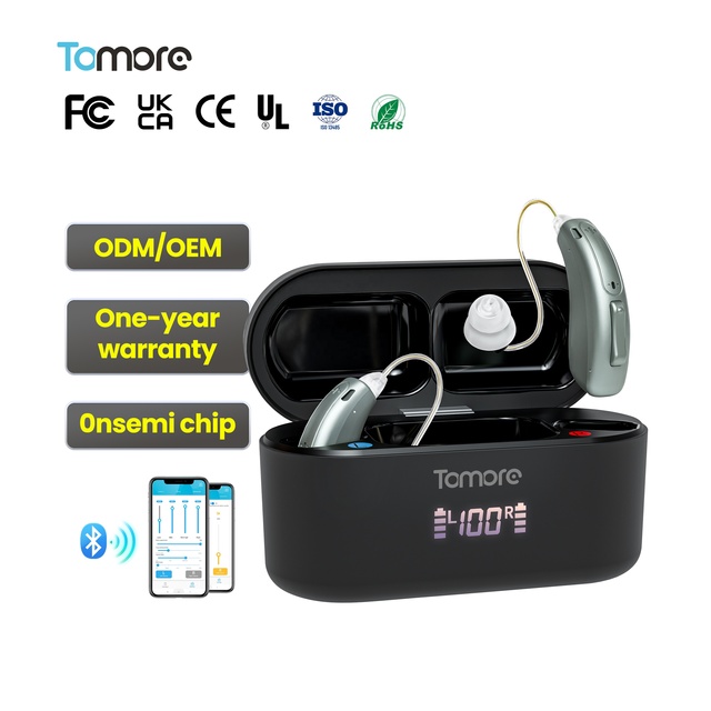 Best Selling Health Care Wireless Bluetooth OTC Medical Hearing Device 16 Channels Digital Rechargeable Hearing Aids for Seniors