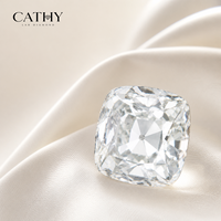 Offre Spéciale – Diamant de laboratoire taille coussin carré 1-2,5 carats, couleur D, marque Cathy, modèle CA-LC01, pour la fabrication de bijoux (vente en gros)