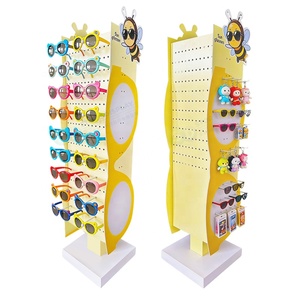 Espositore <span class=keywords><strong>da</strong></span> Terra in Cartone Ondulato Personalizzato con Ganci per Appendere, Unità Espositiva Autoportante per <span class=keywords><strong>Negozi</strong></span> al Dettaglio - Product Image 2