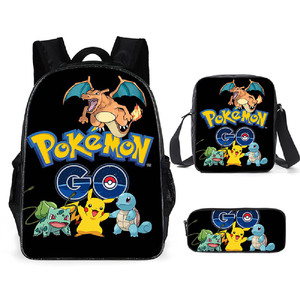 JM, gran oferta, gran capacidad, nueva moda, bolso <span class=keywords><strong>de</strong></span> hombro <span class=keywords><strong>de</strong></span> Anime Pokemoned, mochilas escolares, <span class=keywords><strong>mochila</strong></span> <span class=keywords><strong>de</strong></span> dibujos animados para adolescentes - Product Image 4