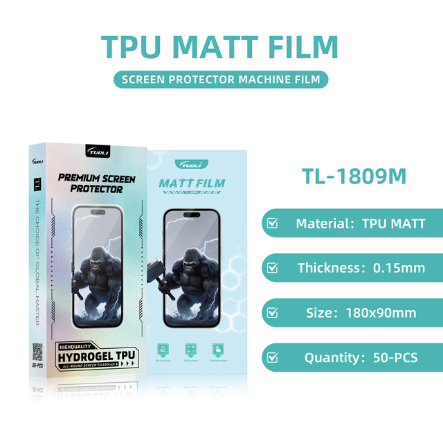 Factory Wholesale New Design Save Cost Tpu Soft Matte Frosted Phone Hydrogel Film Screen Protector for Mobile Store