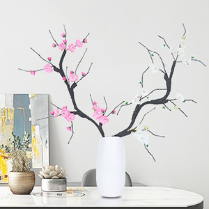 Flores de Ciruelo Artificiales de 30cm-100cm, Flor de Seda para Decoración del Hogar y Hoteles - Product Image 3