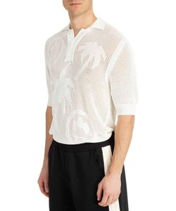 Personalizado de alta calidad de algodón de moda de negocios de punto de manga corta Camiseta Intarsia de punto de manga corta Polo - Product Image 2