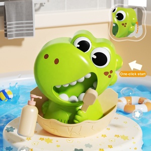 Machine à bulles de savon dinosaure, jouet de <span class=keywords><strong>bain</strong></span> mural à ventouse, générateur de mousse électrique <span class=keywords><strong>pour</strong></span> la douche et <span class=keywords><strong>le</strong></span> <span class=keywords><strong>bain</strong></span> - Product Image 2