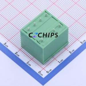 KF2EDGKVCH-5.0-2*4P Plug-in Terminal Block Through hole,P=5mm Connector Board-to-Board / Socket - Closed 2x4P 5mm Green - Product Image 2