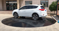 Plateforme rotative électrique à 360 degrés en acier pour espaces compacts, système de présentation automobile pour allées, capacité de charge de 3000 kg