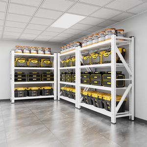 Adjustable Metal Storage <b>Rack</b> Carbon Steel Rectangle Garage Standing Type Neatening Storage 202409-lbhj - Product Image 3