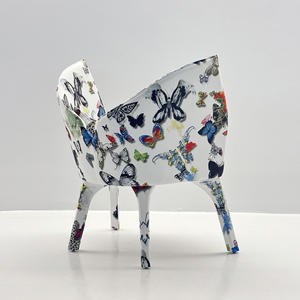 Modern Luxury Designer Velvet Fabric Butterfly Lounge <b>Chair</b> Minimalist Design Features for Living Room Bedroom <b>Club</b> Hotel - Product Image 5