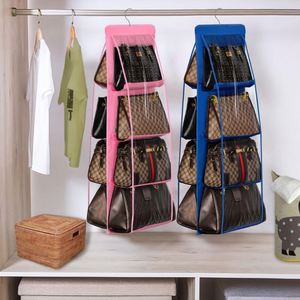 Oxford Cloth & PVC Window Organizer Washable Storage Hanging Closet Bag With <b>Purse</b> Handbag Window Washable Storage Bag - Product Image 2