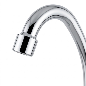 Robinet de cuisine moderne en alliage électroplaqué avec noyau en <span class=keywords><strong>laiton</strong></span> froid, poignée simple épaisse, pivotant à 360°, à poser sur le plan, avec garantie de 3 ans - Product Image 4