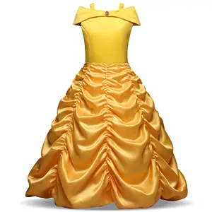 クリスマスパーティードレス新作プリンセスベルドレス美女と野獣女の子プリンセスドレスステージパフォーマンスコスプレ衣装 - Product Image 1