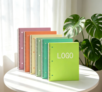 Carnet à spirales personnalisé imprimé, papier intérieur 70 g/m², couverture en papier laminé, vente en gros