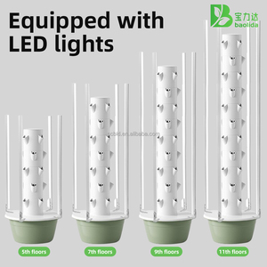 Luces LED para <span class=keywords><strong>Cultivo</strong></span>, Sistema de Agricultura <span class=keywords><strong>Vertical</strong></span> Hidropónica, Torre de 30L y 7 Niveles para <span class=keywords><strong>Cultivo</strong></span> de Vegetales con Bomba - Product Image 3