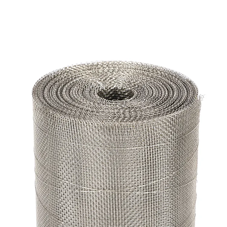 Various Size Customization 304 316l Woven Micron Stainless Steel Sieve Filter Mesh Screen Wire Mesh