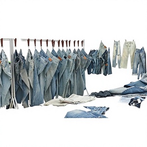 Jean en denim délavé vintage pour homme, coupe droite, taille mi-haute, respirant, style sportif, tie-dye, pantalon tendance pour l'été, vente en gros - Product Image 3