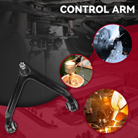 Frenzybro 12pcs Front Control Arm with Ball Joints Suspension Kit for Dodge Ram 1500 2WD 2002-2005 K7400 K7424 K7411 EV407