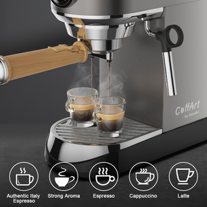 Cafetière automatique domestique 20bar Espresso <span class=keywords><strong>à</strong></span> service unique meilleures machines <span class=keywords><strong>à</strong></span> expresso <span class=keywords><strong>avec</strong></span> <span class=keywords><strong>mousseur</strong></span> <span class=keywords><strong>à</strong></span> <span class=keywords><strong>lait</strong></span> baguette vapeur bon prix - Product Image 5
