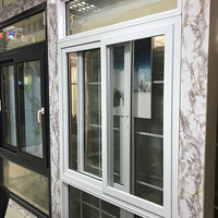 Fenêtre coulissante en PVC/UPVC NUOXIN à double vitrage triple avec design moderne antivol et moustiquaire