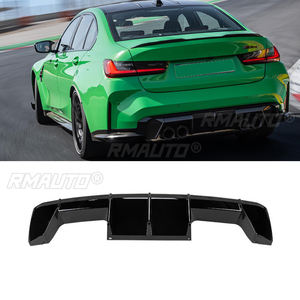 Difusor de Parachoques Trasero Negro Brillante, Alerón Lateral, Protector de Parachoques Trasero para BMW G80 M3 G82 M4 2021 2022 2023 - Product Image 1