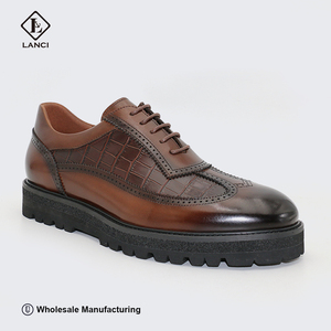 LANCI, China, fábrica de zapatos personalizados, zapatos de <span class=keywords><strong>hombre</strong></span>, zapatos casuales, <span class=keywords><strong>mocasines</strong></span> de cuero, <span class=keywords><strong>suela</strong></span> de <span class=keywords><strong>goma</strong></span> Oem - Product Image 2