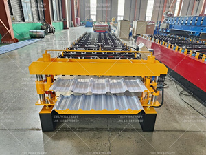 Metal Building <strong>Roof</strong> Sheet Roll Forming <strong>Machine</strong> Double Layer Iron <strong>Roof</strong> <strong>Making</strong> <strong>Machine</strong> - Product Image 4