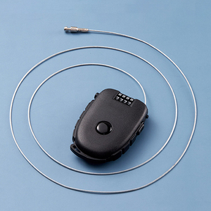 Retractable <b>Cable</b> <b>Lock</b> Durable Anti-Theft Security for Bikes Laptops and Personal Items Compact and Portable - Product Image 4