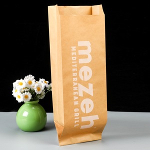 Disposable Food Oil Proof Aluminum Tin Foil Chicken Fried Skewers BBQ Kraft Paper Takeaway Packaging Bag - Product Image 5