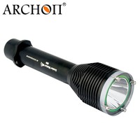 ARCHON D22 Lampe de plongée professionnelle 1000LM, lumière de plongée 6500K LED, torche portative étanche à 150m pour le sauvetage et la recherche