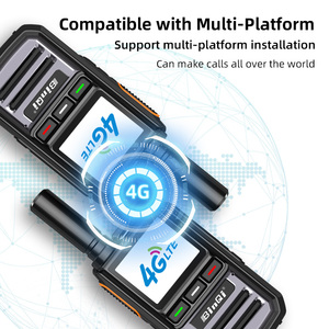 Binqi BQ-220A 4 gam LTE PoC đài phát thanh <span class=keywords><strong>Dual</strong></span> <span class=keywords><strong>Sim</strong></span> Thẻ GPS Real PTT cầm tay Walkie Talkie 5000km Long Range toàn cầu PTT liên lạc không dây - Product Image 3