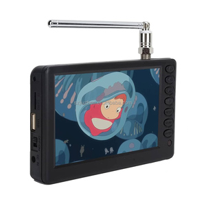 Mini TV portátil de 5 pulgadas ATSC, compatible con USB Digital para acampar, equipado con decodificador de segmento completo, TV de bolsillo con batería - Product Image 2