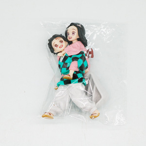 Statuetta Anime Giapponese GM da 12CM, Modellino in PVC di <span class=keywords><strong>Kamado</strong></span> Nezuko e <span class=keywords><strong>Tanjiro</strong></span>, Figurina Ornamentale, Derivati dell'Animazione - Product Image 6