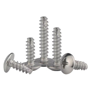 201 Stainless Steel Self Tapping <b>Screw</b> M3 M4 M5 Phillips Head <b>Flat</b> Head For Metal Construction Industry Grade A Class 4.8 - Product Image 2