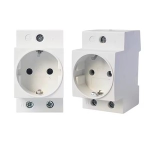 Enchufe Modular de Corriente Alterna para Montaje en Riel DIN de la UE, 16A 25A, Conector AC30 de 35 mm y 250 V para EE. UU., Reino Unido, Italia y Francia - Product Image 2