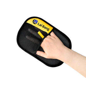 Guantes de limpieza de piel de Mascota de poliéster de microfibra de lujo logotipo personalizado perro y gato baño aseo material de secador personalizable - Product Image 4