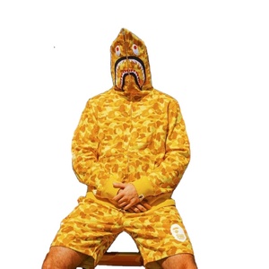 Meilleure qualité en gros pas cher pull polaire à capuche OEM hiver couleur unie manches longues avec poche vêtements de sport homme sweats à capuche 2023 - Product Image 4