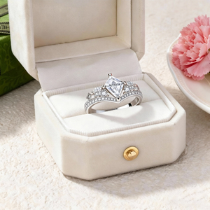 Proveedor Mayorista de Joyería Personalizada de Fábrica, Anillo de Plata de Ley 925 con Zirconia en Forma de Cometa para Mujer, Bañado en Rodio, para Fiesta de Compromiso - Product Image 4