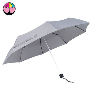 Nouvelles inventions de Chine à vendre Soild Color Windproof Manual Custom Folding CLASSIC Plastic Windproof Umbrella Factory - Product Image 5