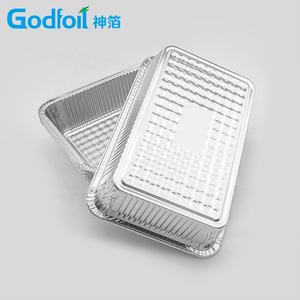 Plats en <span class=keywords><strong>aluminium</strong></span> épais à grande capacité, profonds, jetables, pour la cuisson au <span class=keywords><strong>four</strong></span>, barquettes en <span class=keywords><strong>aluminium</strong></span> de qualité alimentaire, pour barbecue - Product Image 4