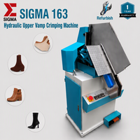 Machine de fabrication de chaussures hydraulique haute performance Sigma163, reconditionnée/d'occasion, pour le sertissage et le moulage des semelles