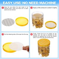 28mm/1.1" Doublures autocollantes en mousse PS pour couvercles, 1000 pièces, résistantes à la pression, anti-effraction, pour bouchons de bouteilles