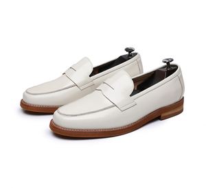 Chaussures Richelieu Rétro Grande Taille pour Hommes, Nouveau Style, en Cuir Véritable Fait Main, Décontractées, en Daim Respirant et Imperméable, Rehaussantes - Product Image 3
