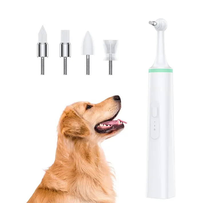 4 in 1 Multi Functional Dog Dental Calculus Plaque Remover Pet Electric Tooth Brush Cleaner Dental Teeth Polisher Tool