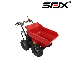 Mini-dumper SPX 300 kg à essence, rouge, avec composants de moteur essentiels - Product Image 1