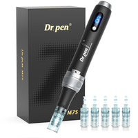 Stylo Microneedling Professionnel M7S pour Soins du Visage et du Corps à Domicile, Traitement Derma Pen ABS 5D Dr Pen Microneedling LED MTS Personnel