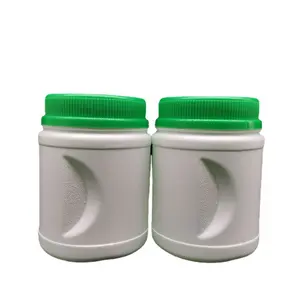 MAYSUREカスタムロゴホワイト750ml1000ml広口HDPE食品容器ミルクプロテインパウダープラスチックジャー