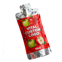 Emballage en aluminium pour sachet de poudre liquide personnalisé, sachet en mylar thermoscellable, sachet en plastique pour café, thé, miel
