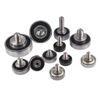 JS620030-9C3L12M8 30mm 304 roulement à rouleaux de voie d'acier inoxydable avec le roulement de filetage externe de la vis M8
