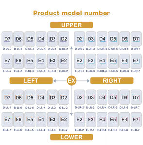 Dentale adulto/bambino corona singolo Set con 48 pz/scatola di alta qualità medico in acciaio inox resistente per applicazioni a ponte corona - Product Image 2