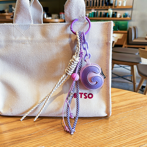 Creative DIY PU Leather Y2K <b>Key</b> <b>Chain</b> Bag Accessories Girls Cute Heart Pendant Exquisite Cartoon Design Durable Eco-Friendly - Product Image 6